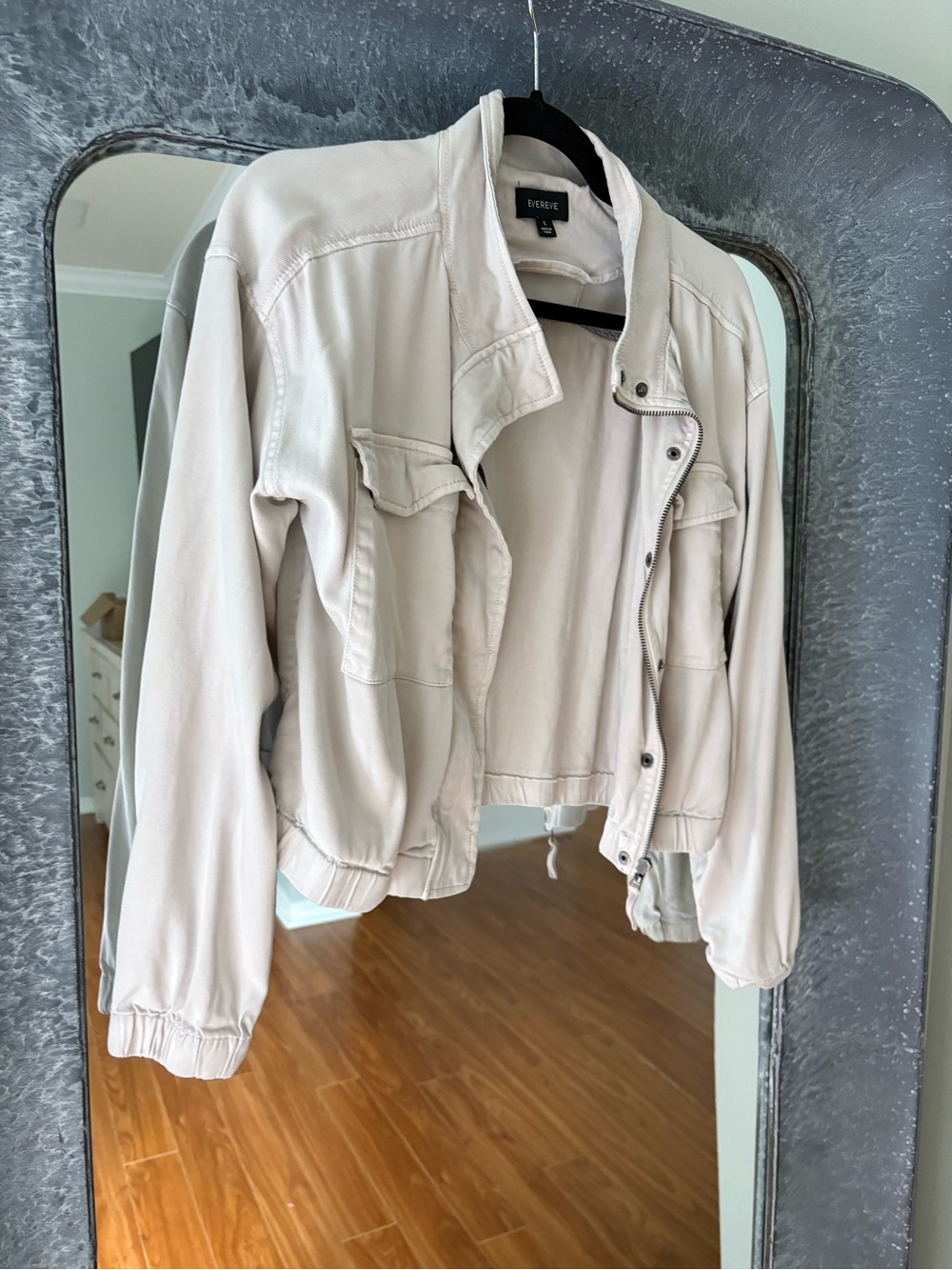 Evereve Nelle Camp Jacket in Ivory